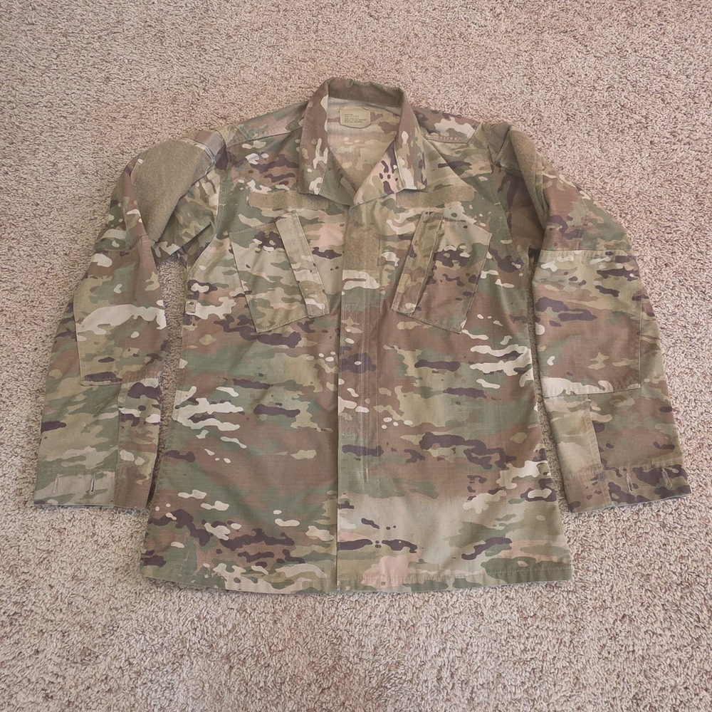 US Army‎ Combat Uniform Coat Mens Small Long Multicam Camo Tactical Ripstop NSN